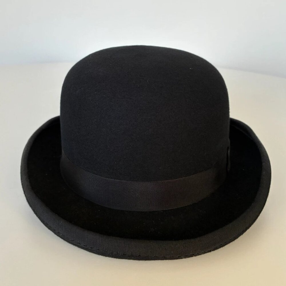 Black Bowler Hat by Christys' of London, Hand Made, 100% Wool - Picture 4 of 11